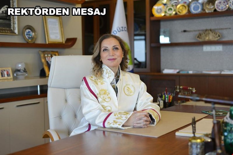 REKTÖR ÇAKAR'DAN 2020-2021 AKADEMİK YILI MESAJI