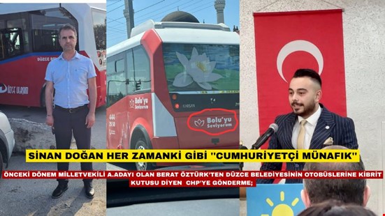 SİNAN DOĞAN her zamanki gibi ''CUMHURİYETÇİ MÜNAFIK''