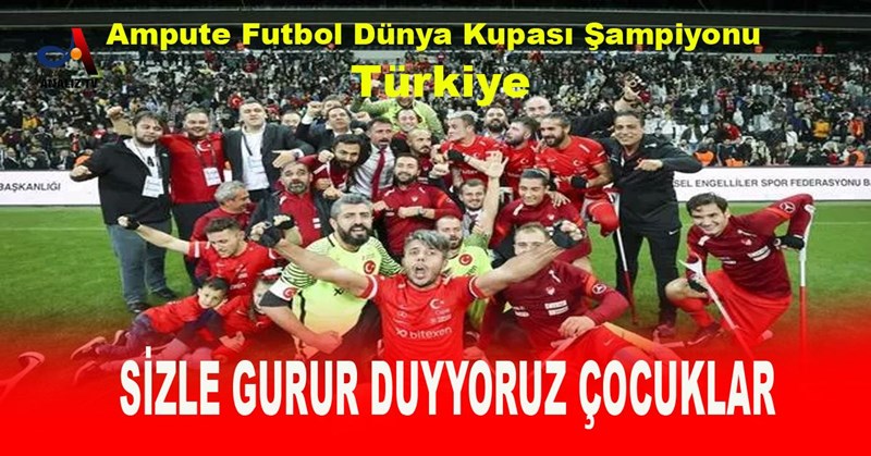 SİZLE GURUR DUYYORUZ ÇOCUKLAR