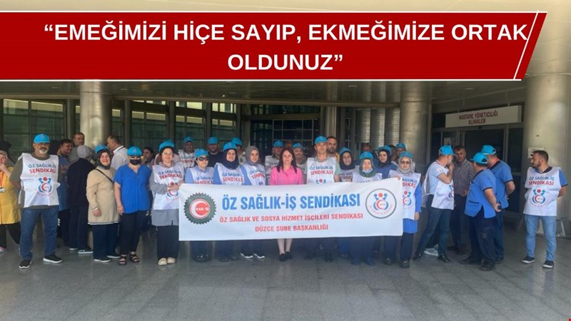 SAĞLIK İŞÇİLERİNİN GERİYE DÖNÜK ALACAKLARININ GECİKTİRİLMESİNE İLİŞKİN ORTAK BASIN AÇIKLAMASI