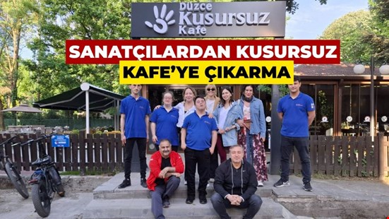 SANATÇILARDAN KUSURSUZ KAFE’YE ÇIKARMA