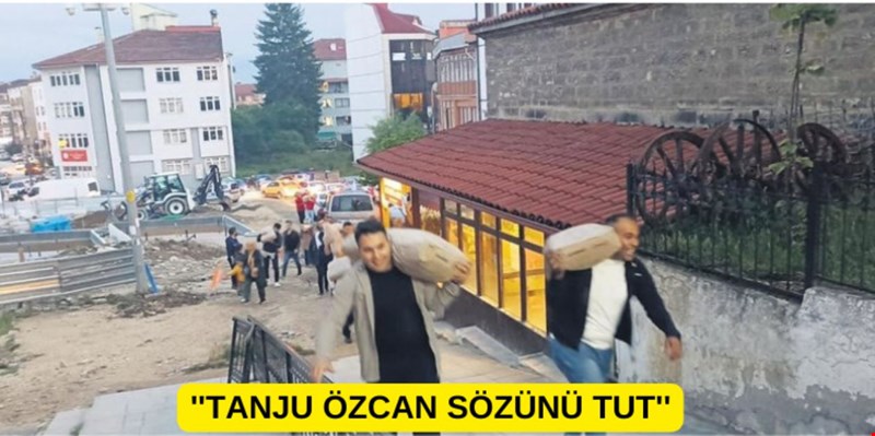 ‘Sözünü tut Tanju Özcan’
