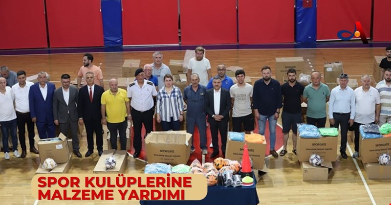 Spor Kulüplerine Malzeme Yardımı