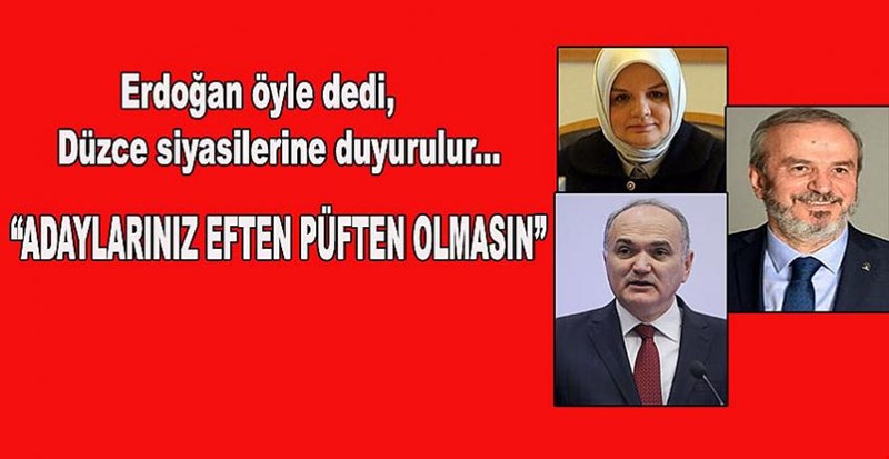 ERDOĞAN MKYK?DA SÖYLEDİ