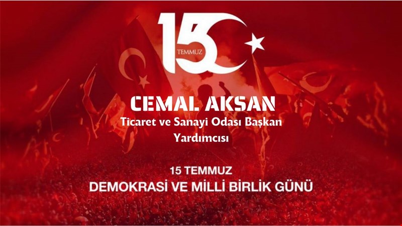 TİCARET VE SANAYİ ODASI BAŞKAN YARDIMCISI CEMAL AKSAN