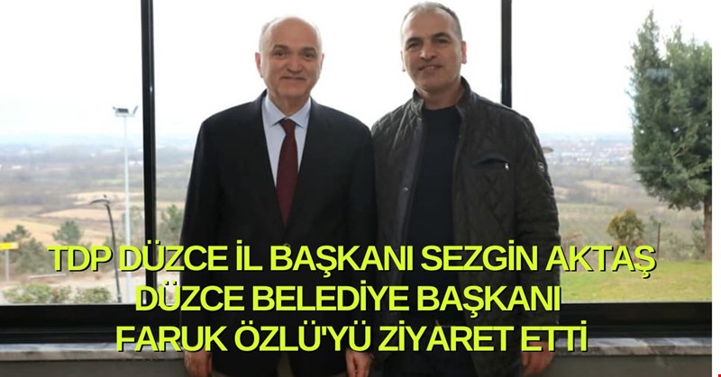 TDP'DEN ÖZLÜ'YE ZİYARET