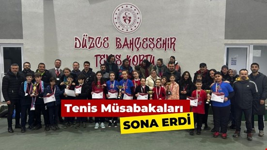 Tenis Müsabakaları Sona Erdi