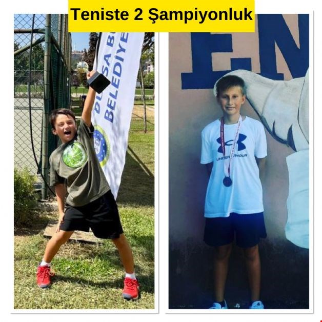 Teniste 2 Şampiyonluk