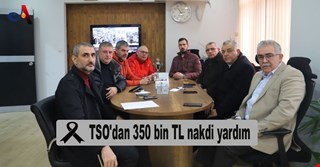 TSO'dan 350 bin TL nakdi yardım