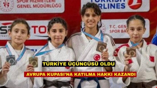 TÜRKİYE ÜÇÜNCÜSÜ OLDU