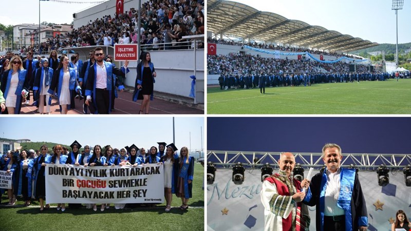 ÜLKEMİZİN GELİŞMESİNE VE KALKINMASINA DEĞER KATAN DÜZCE ÜNİVERSİTESİ'NİN MEZUNİYET GURURU