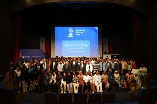 Ülkemizde Eğitim Gören Ruandalı Öğrenciler Düzce Üniversitesi’nde Buluştu!