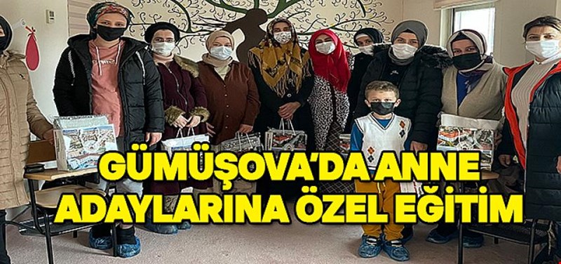 GÜMÜŞOVA'DA GEBELERE ÖZEL EĞİTİM