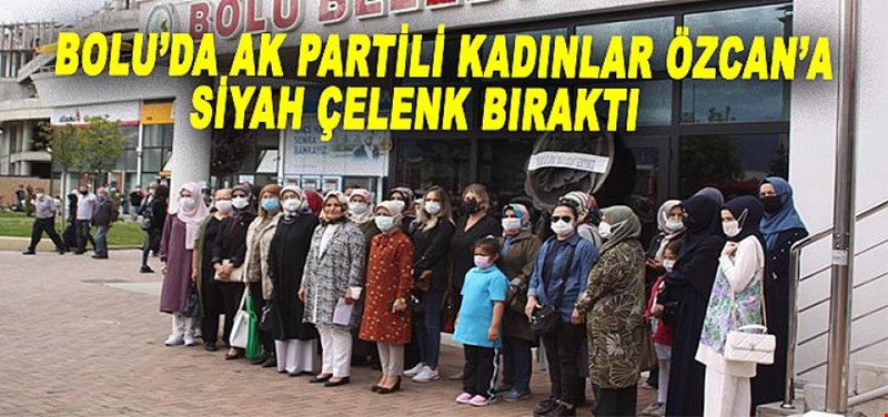 BAŞKAN ÖZCAN'A SİYAH ÇELENK