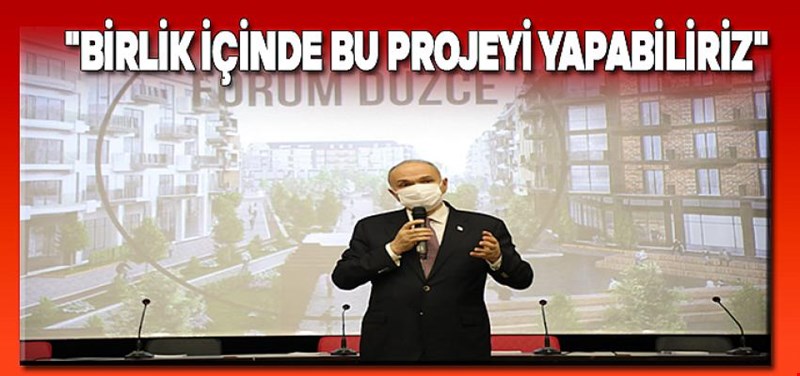 FORUM DÜZCE İÇİN TOPLANDILAR