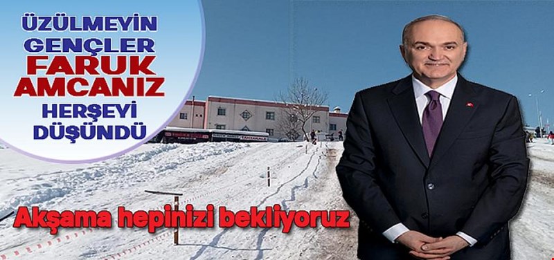 ÜZÜLMEYİN GENÇLER FARUK AMCANIZ HER ŞEYİ DÜŞÜNDÜ