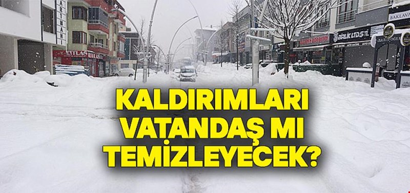 ANA ARTERLER BELEDİYENİN,PEKİ YA KALDIRIMLAR?