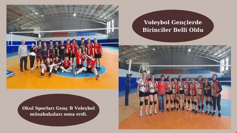 Voleybol Gençlerde Birinciler Belli Oldu