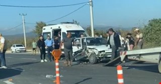 YENİ BAĞLANTI YOLUNDA KAZA