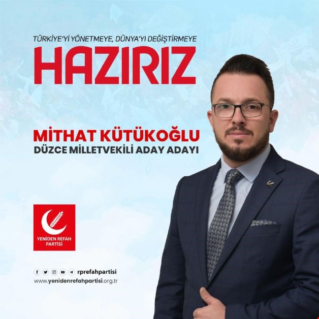 YENİDEN REFAH PARTİSİNDE GENÇ İŞ İNSANI ADAY OLDU