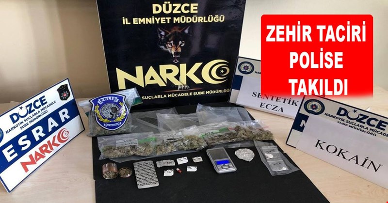 ZEHİR TACİRİ POLİSE TAKILDI