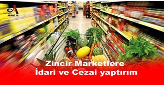 Zincir Marketlere İdari ve Cezai yaptırım