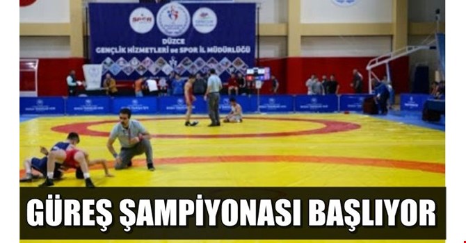 YILDIZLAR GÜREŞ ŞAMPİYONASI BAŞLIYOR