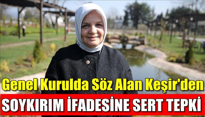 KEŞİR SOYKIRIM İFADESİNE SERT TEPKİ GÖSTERDİ
